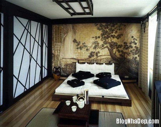 4 yeu to de trang tri phong ngu theo phong cach nhat ban Bí quyết để có một phòng ngủ theo phong cách Nhật bản