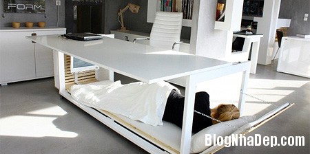 ed578df8f1ff527c162f4e513b76094d Thiết kế bàn làm việc kiêm giường ngủ độc đáo
